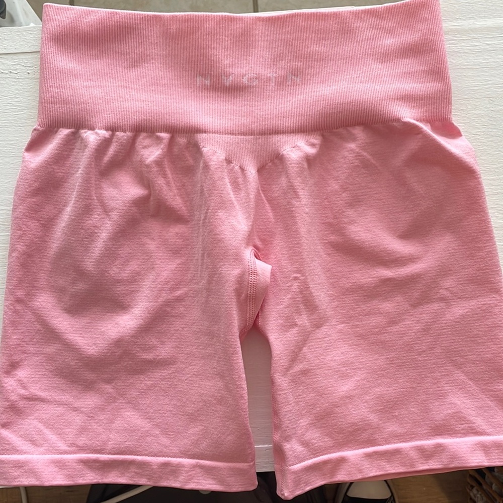 Light pink NVGTN shorts